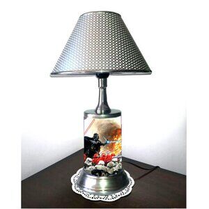 Star Wars lamp with chrome finish shade,  Galactic Empire Emperial Army